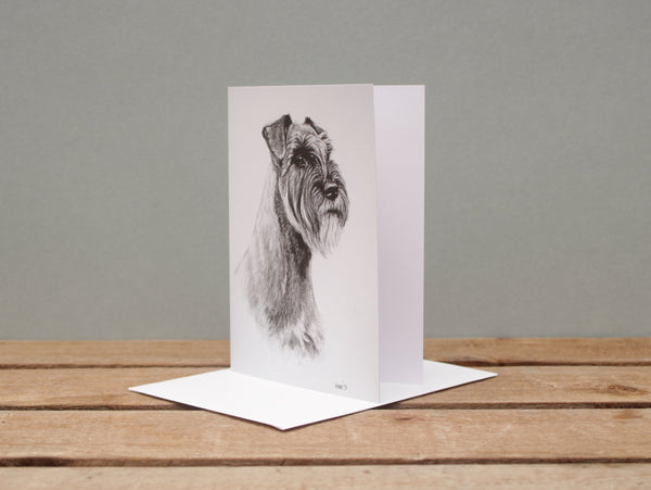 A6 Dog card - Giant Schnauzer