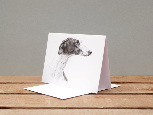 A6 Dog card - Greyhound