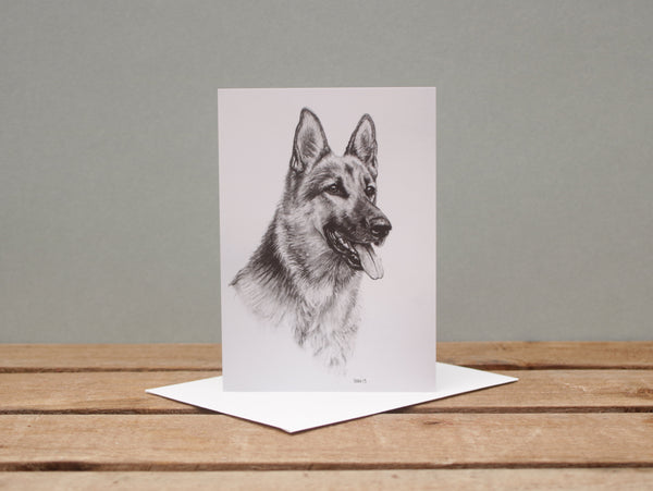 A6 Dog card - German Shepherd