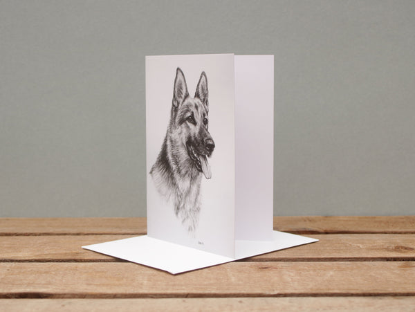A6 Dog card - German Shepherd