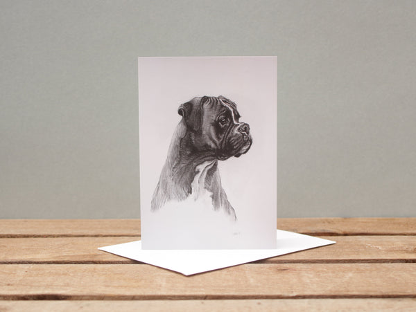 A6 Dog card - Boxer