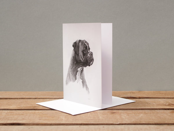 A6 Dog card - Boxer