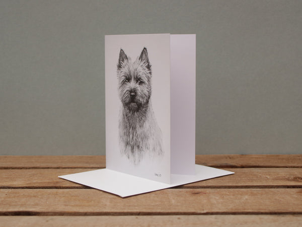 A6 Dog card - Cairn