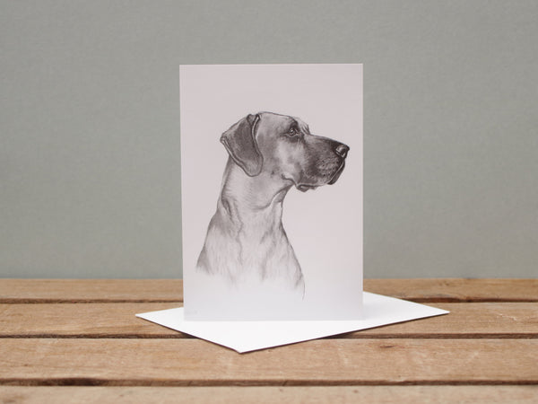 A6 Dog card - Great Dane