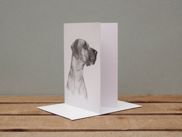 A6 Dog card - Great Dane