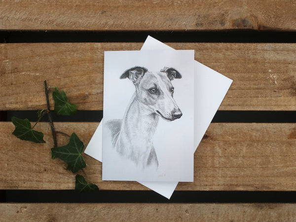 A6 Dog card - Whippet