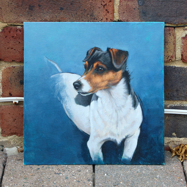 Jack Russell Terrier Dog painting 2