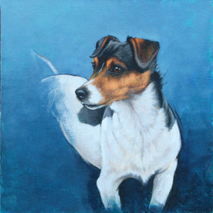 Jack Russell Terrier Dog painting 2