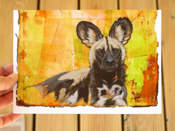 At Ease - African Painted Dog