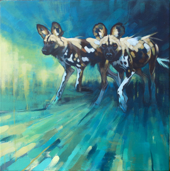 Dream in the dream with me - African Painted Dogs