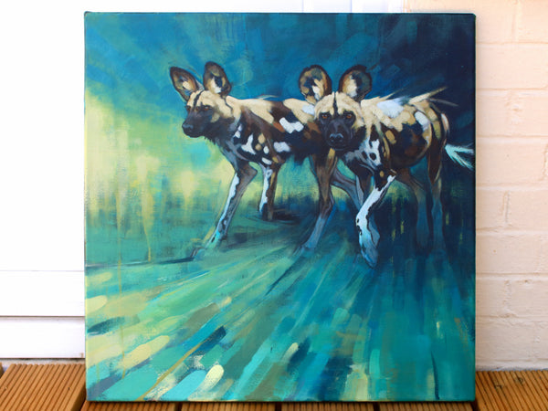 Dream in the dream with me - African Painted Dogs