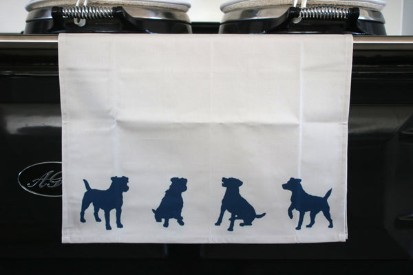 Jack Russell Terrier Dog Cotton Tea Towel