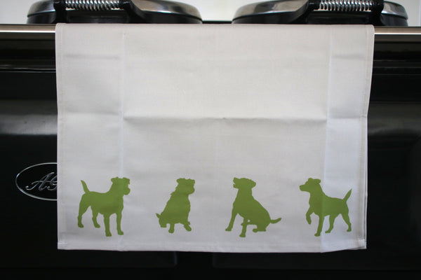 Jack Russell Terrier Dog Cotton Tea Towel