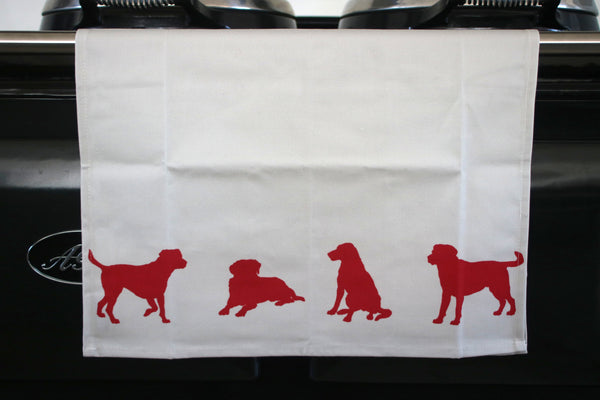 Labrador Dog Cotton Tea Towel