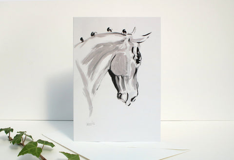 A6 Horse card - Propriety