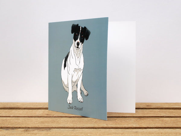 Jack Russell Terrier Sitting Card