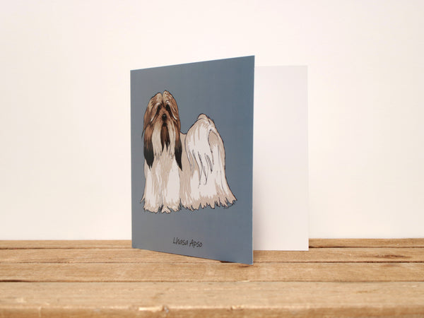 Lhasa Apso Dog Card