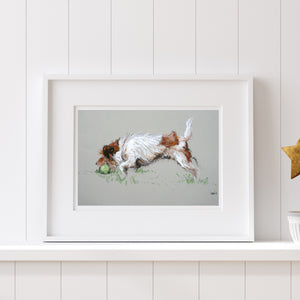 'My Ball!' Jack Russell Terrier Dog Print