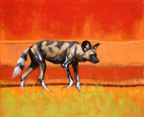 42/66 - Loping Painted Dog