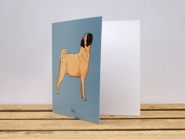 Pug Dog Card
