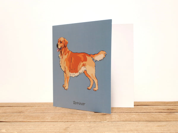 Retriever Dog Card