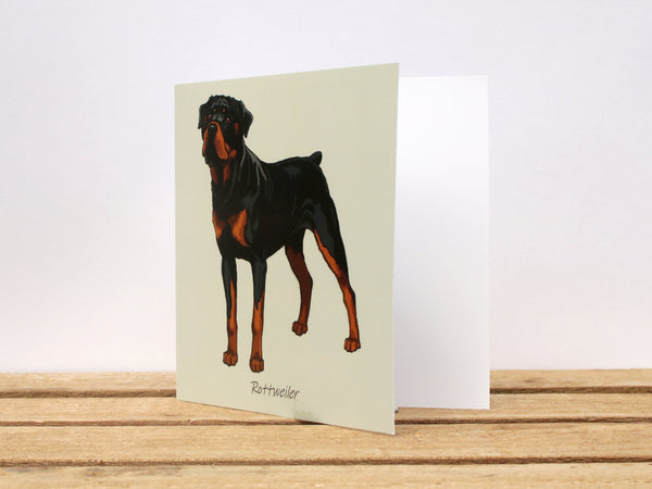 Rottweiler Dog Card