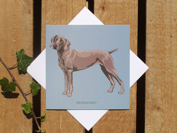 Weimaraner Dog Card