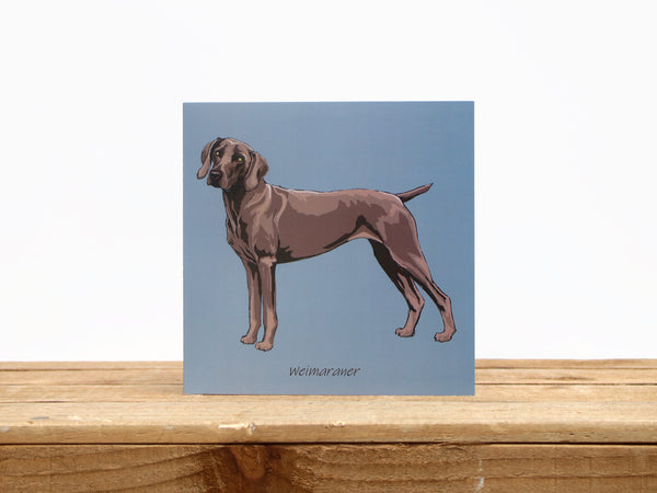Weimaraner Dog Card