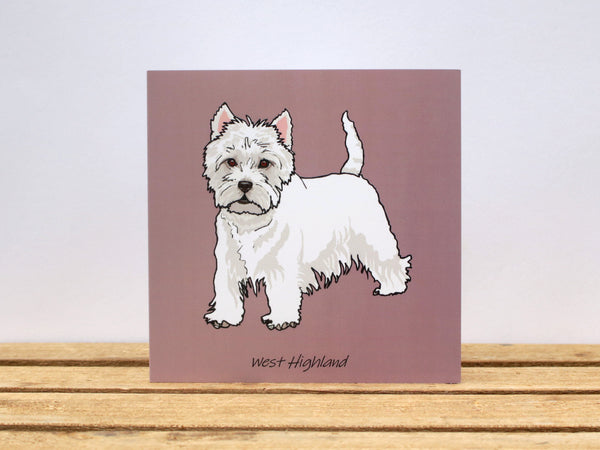 West Highland White Terrier Dog Card