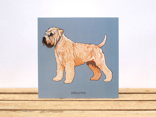 Wheaten Terrier Dog Card