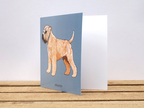 Wheaten Terrier Dog Card