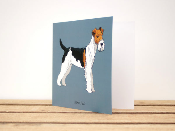 Wire Fox Terrier Dog Card