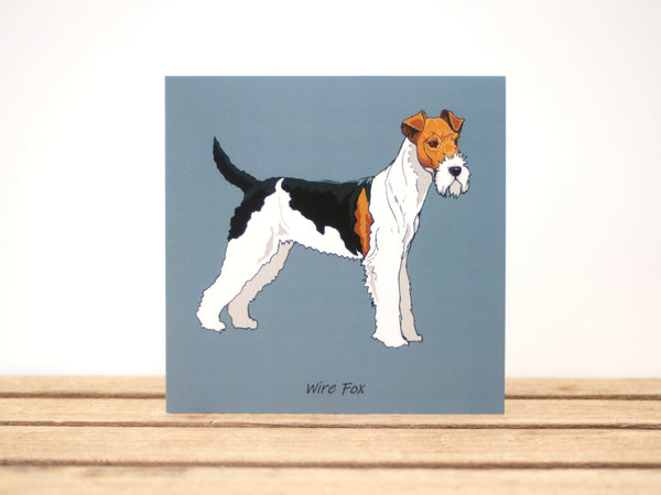 Wire Fox Terrier Dog Card