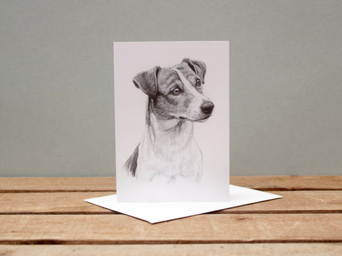 A6 Dog card - Jack Russell Terrier