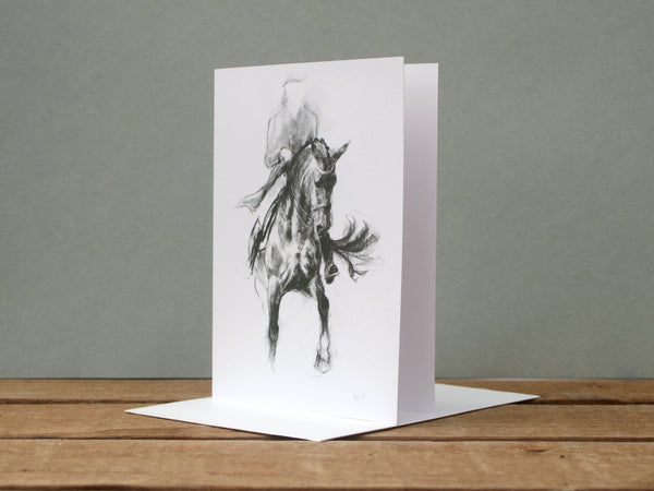 A6 Horse card - Engagement I