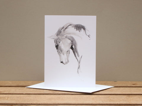 A6 Horse card - Light