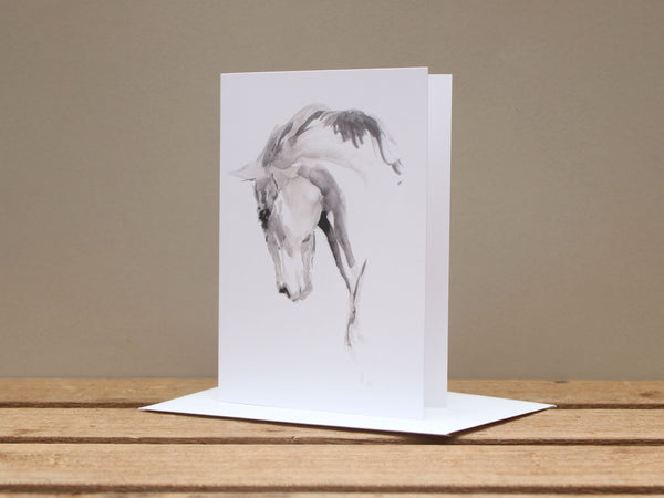 A6 Horse card - Light